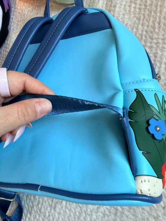 Disney Parks Loungefly Stitch Peek-A-Boo Tropical Mini Backpack main image 5